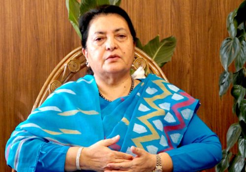 नेपालको शिक्षा क्षेत्र बरालिएको छः पूर्वराष्ट्रपति भण्डारी